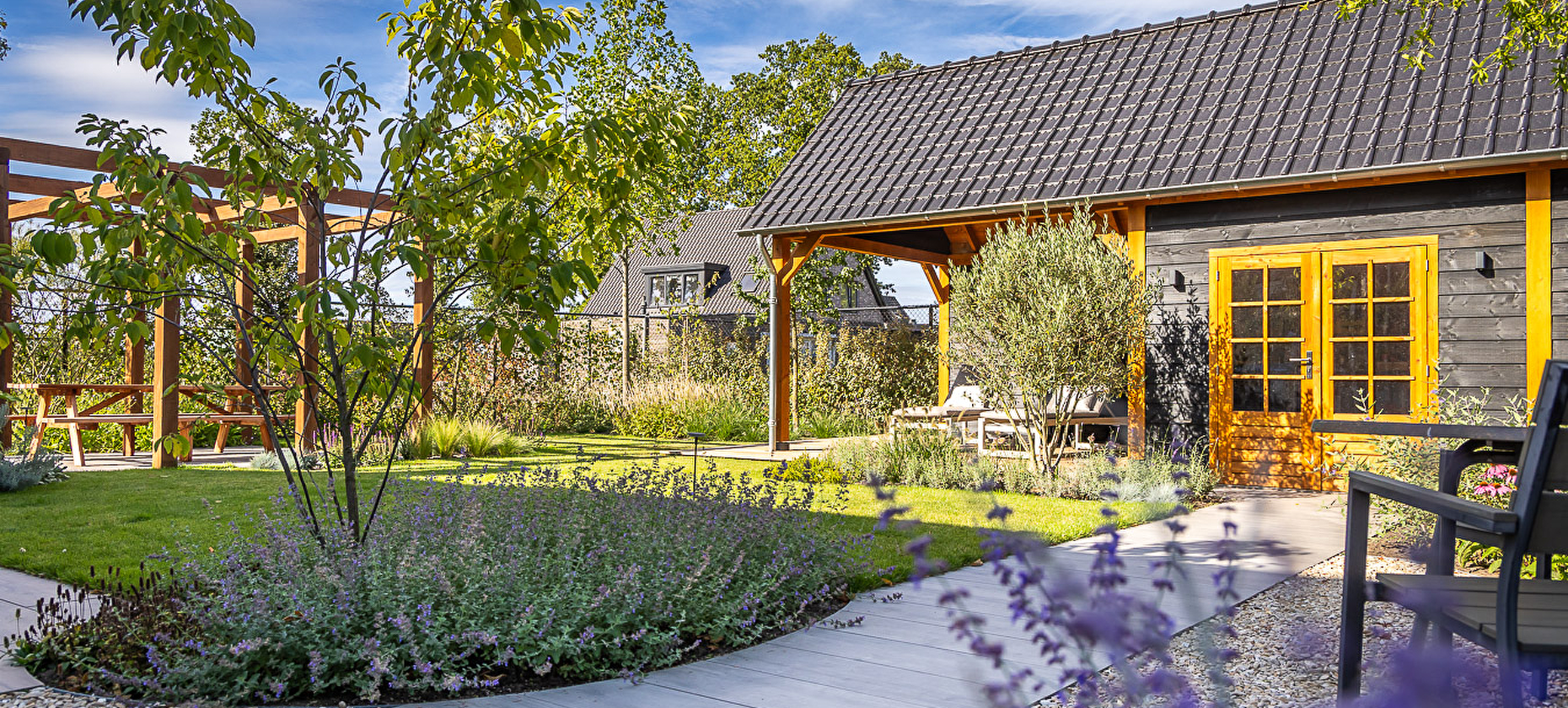 Kleurrijke tuin